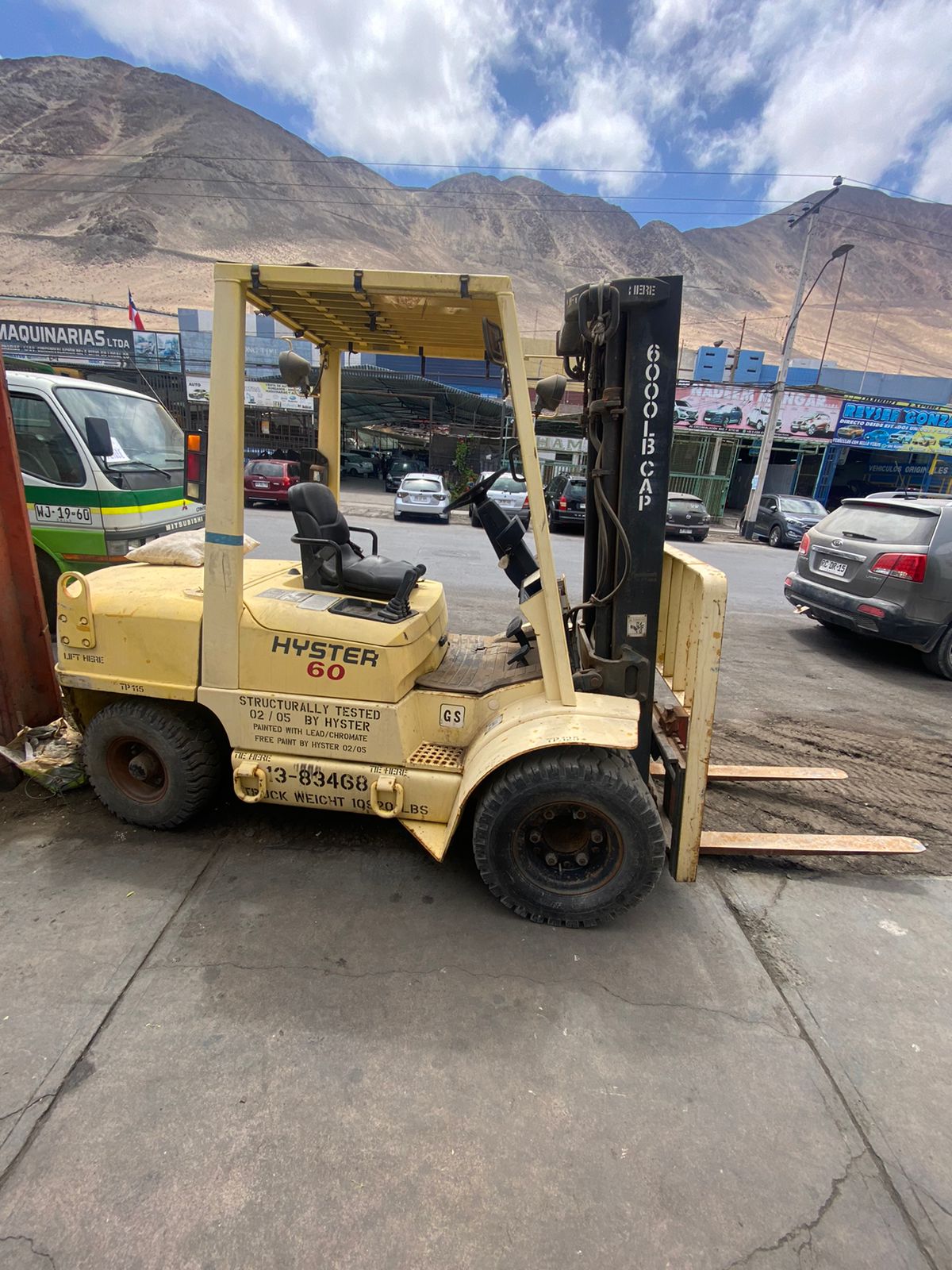 GRUA HORQUILLA AMERICANA HYSTER 60