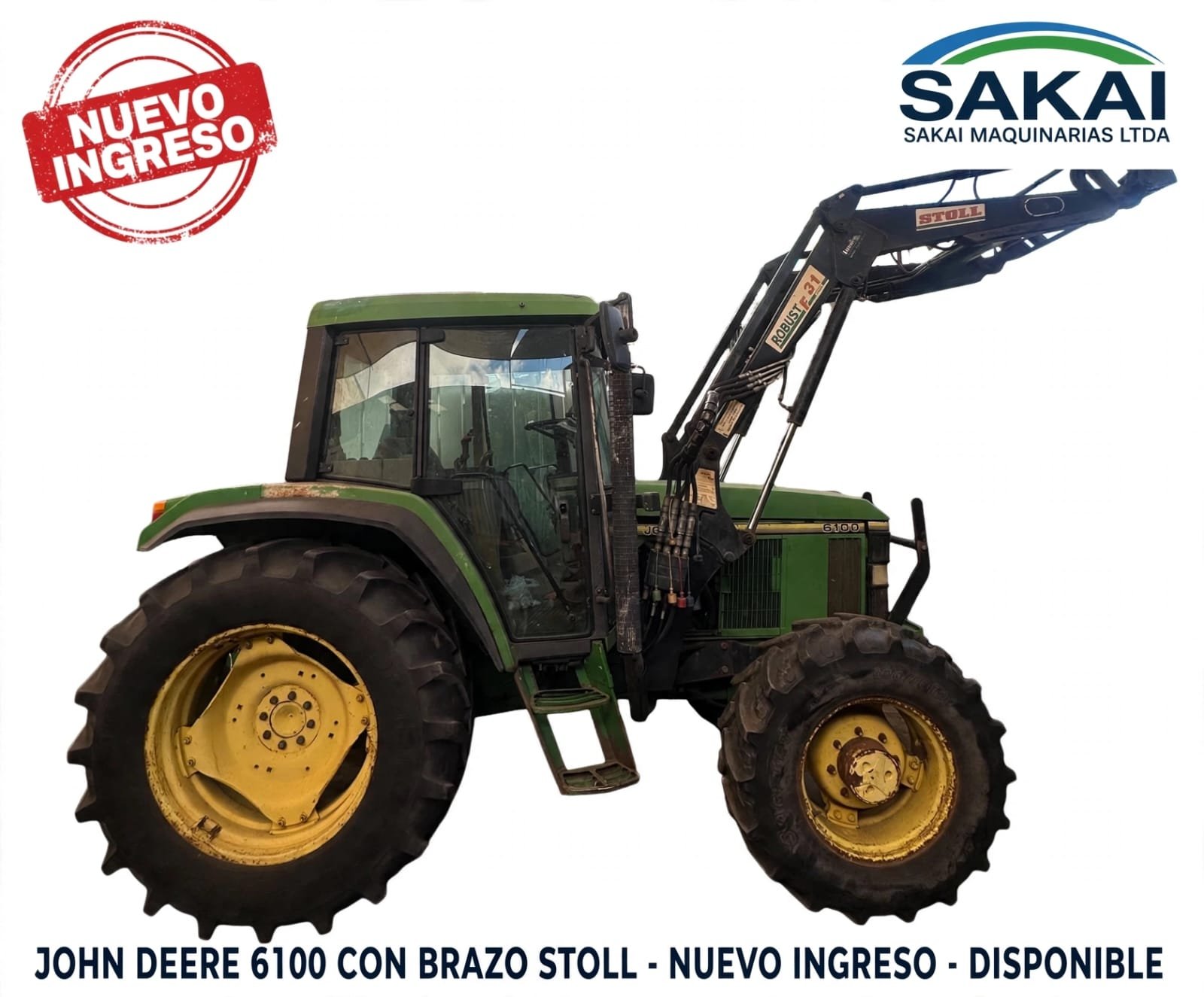 TRACTOR AGRICOLA JOHON DEERE 6100
